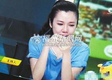 美女主播伤断肠刘语熙为意大利泪洒演播室(图)