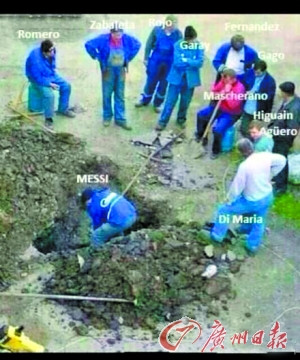 神图证阿根廷患梅西依赖症小跳蚤逼近老马(图)