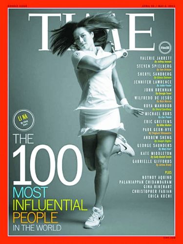 李娜荣耀时刻:两夺大满贯登《时代》杂志封面