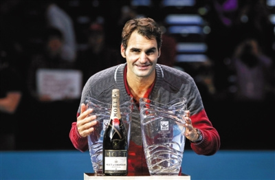 ATP年终总决赛费德勒迎开门红一日获两奖（图）