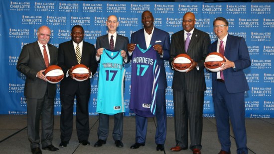 NBA官方宣布夏洛特市将主办2017年全明星赛