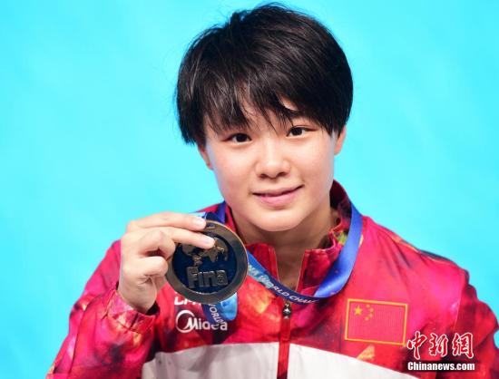 施廷懋三米板双冠比肩郭晶晶称对个人成绩满意