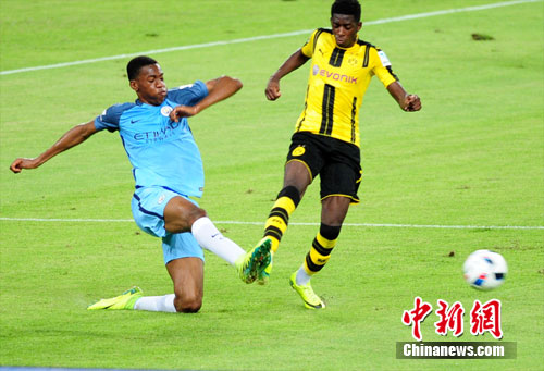 国际冠军杯深圳站曼城点球力克多特蒙德队