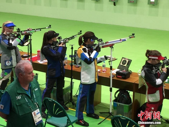 美国小将射落里约奥运首金杜丽银牌易思玲第三