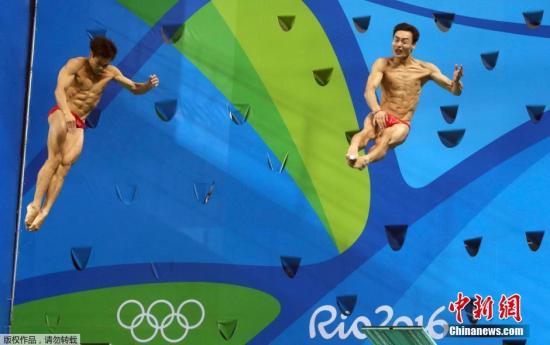 男子3米板双人跳水中国队摘铜秦凯无缘奥运三连冠