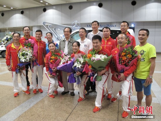 中国蹦床队回国专业人士直呼打分“看不懂”