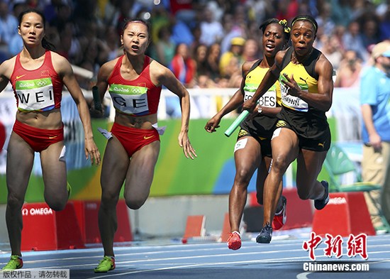 中国女子4X100米接力晋级时隔16年再进奥运会决赛