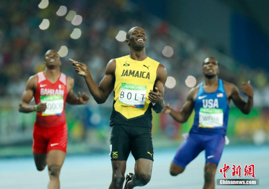 博尔特闯入奥运200米决赛身处第6跑道要破世界纪录