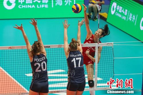 世界女排联赛香港站：中国女排整体攻防出色轻取荷兰队两连胜