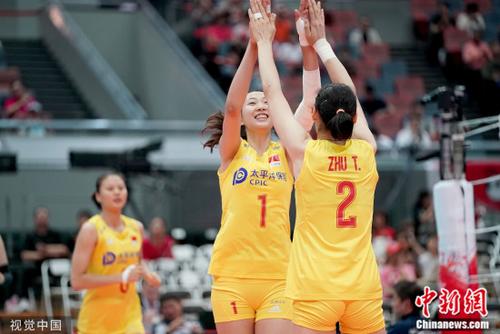 中国女排3:0大胜塞尔维亚提前一轮卫冕世界杯