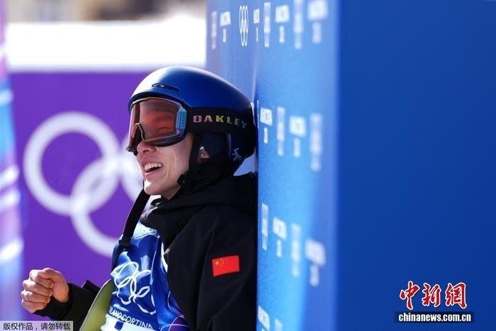 中国首金！苏翊鸣单板滑雪男子坡面障碍技巧决赛摘金