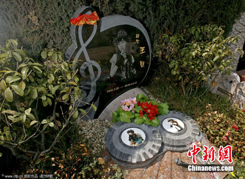 梅艳芳的墓碑图片图片