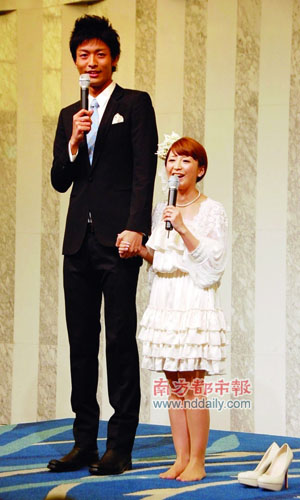 日星矢口真里与中村昌也闪婚两人身高相差47公分 中新网