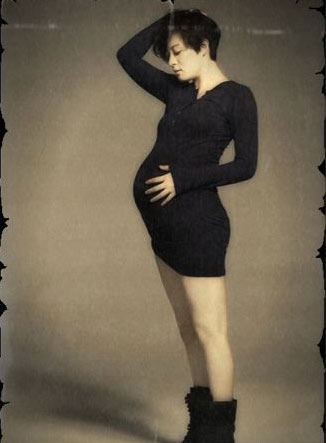 孙俪发大肚照庆生秀幸福称宝宝是完美礼物组图