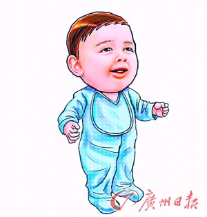 传刘德华最快六月得“龙子”宝宝合成图曝光(图)