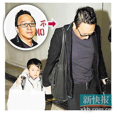 黄家强日籍妻子再生一子携长子着急探望爱妻(图)