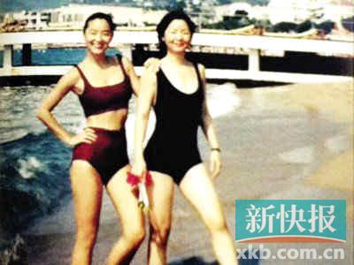 林青霞曝与邓丽君互拍裸照一丝不挂携手游泳(图)