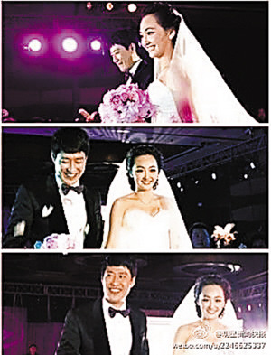 于震与辛月办唯美婚礼佟丽娅道贺于谦任主持(图)