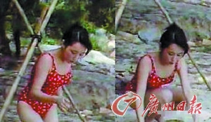 杨钰莹早期性感泳装照曝光皮肤白皙着装大胆(图)