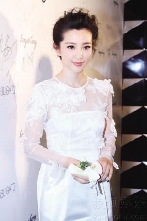 李冰冰蕾丝裙包裹严密惨遭低胸性感翻译抢镜(图)