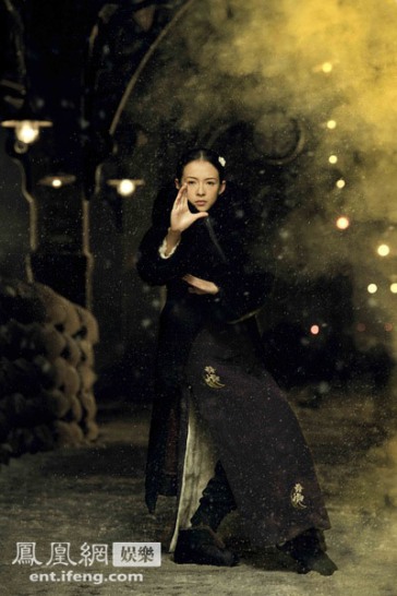 《一代宗师》戛纳放映片段章子怡雪中轻舞迷踪拳