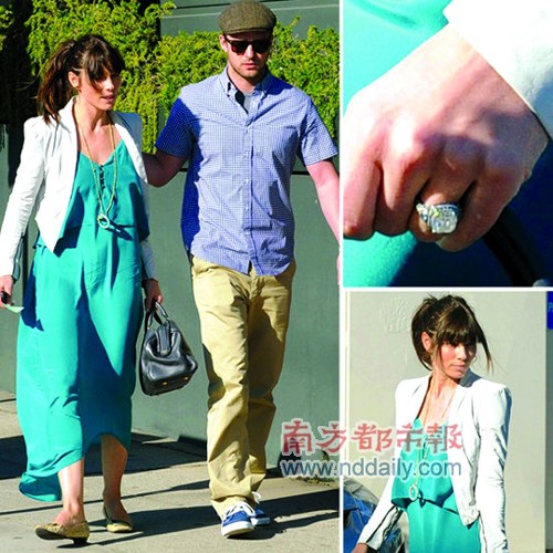 贾斯汀与女友订婚邀百名宾客“预演”婚礼派对(图)