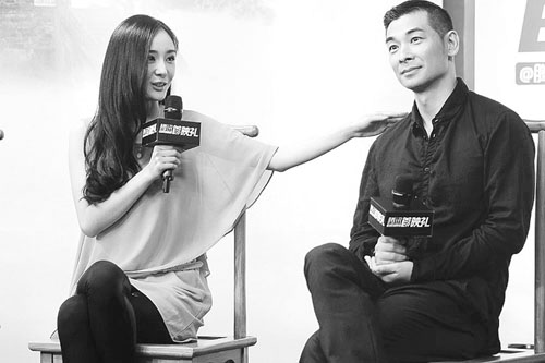 赵文卓与杨幂大谈武侠现场套招女方获赞“萌主”