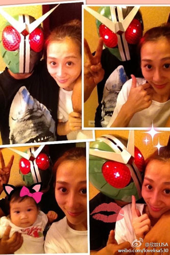 陈浩民重口味庆结婚周年变身“苍蝇人”吓坏女儿