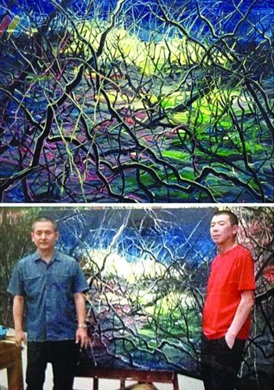 冯小刚携手名家创作油画阿雅狂赞:好酷好有力量