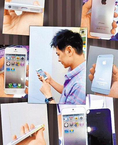 林志颖网上秀“Iphone5”网友称像淘宝山寨机(图)