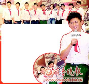 吴奇隆变身“恶搞王”戴红领巾挤眉弄眼狂卖萌(图)