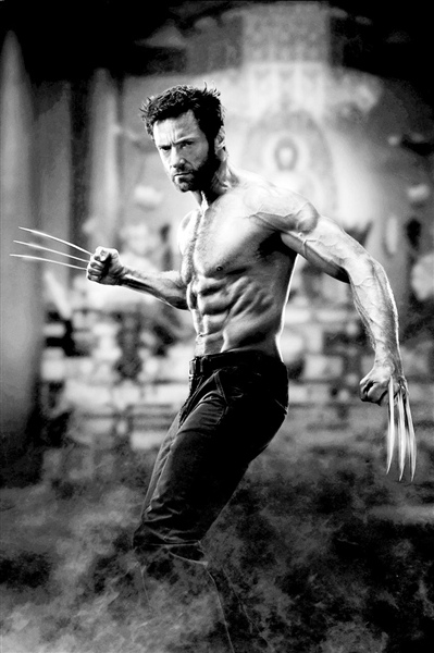 《金刚狼2》首张剧照曝光杰克曼大秀肌肉块(图)