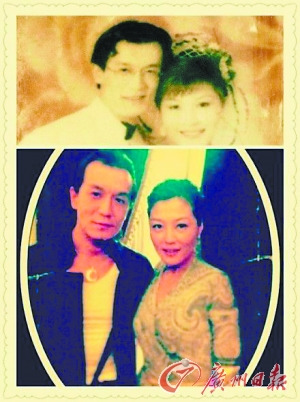 哈文李咏晒复古婚纱照稚气叹夫妻20年缘分(图)