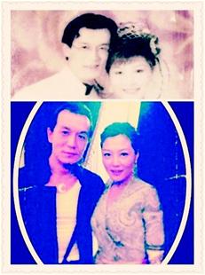 哈文晒结婚照庆结婚二十周年当年模样很青涩(图)
