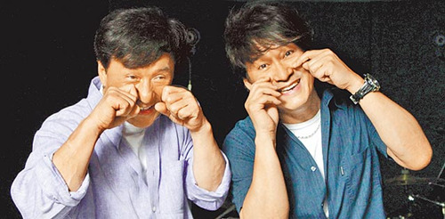 成龙周华健再合唱2人年龄总计109岁仍卖萌(图)