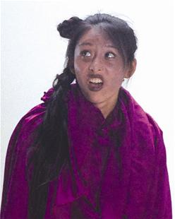 新“天龙八部”阿紫定妆照雷人脸和嘴都是紫色(图)