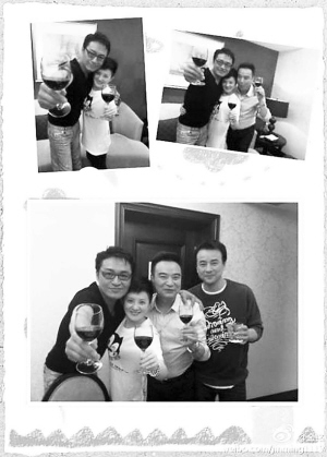 “梅花三弄”演员20年后重聚马景涛金铭相拥(图)