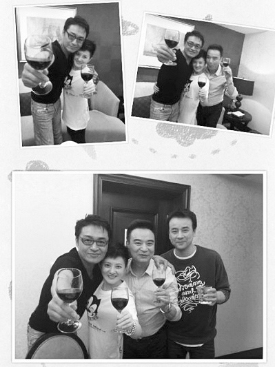 “梅花三弄”演员20后年重聚金铭岳跃利举杯庆祝