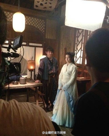 《神雕》拍摄照曝光陈妍希再遭吐槽像孕妇(图)