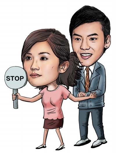 蔡卓妍发飙要部分粉丝停止攻击男友陈伟霆(图)