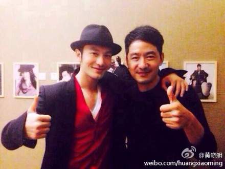 黄晓明称郭晓冬“老同学”网友:郭留了几级(图)