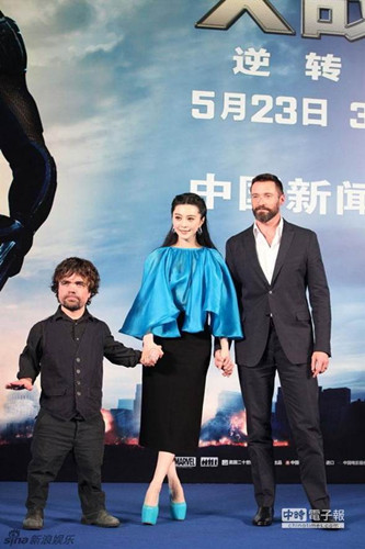 范冰冰拍《X战警》:曾胖到穿不下戏服(图)