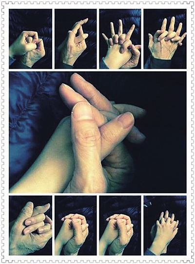 田朴珺晒与王石十指紧扣照我的心你最明白图