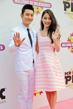 黄晓明:Baby肯定没整容,我又不是笨蛋(图)