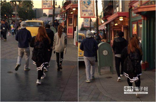 昆凌穿平底鞋与周杰伦外出疑已怀孕(图)