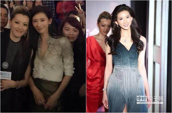 林志玲穿薄纱低胸装现身呼吁女性“爱自己”(图)
