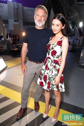 Angelababy首次加盟好莱坞大片:有一点紧张(图)