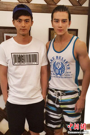 孙祖君挑战《全能极限王》展露矫健身姿(图)