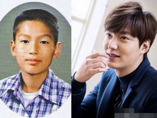 李敏镐小学毕业照曝光理平头五官俊秀(图)