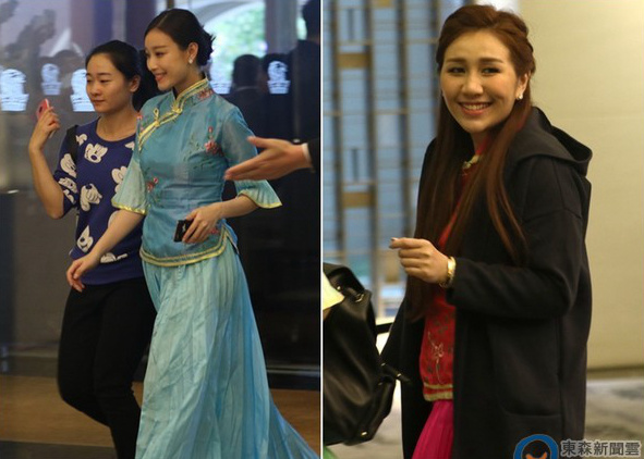 angelababy伴娘团曝光 倪妮穿中式服装现身(图)